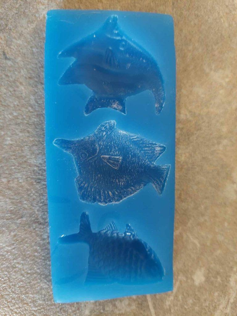 Siliconen mould vissen, Hobby en Vrije tijd, Ophalen of Verzenden, Zo goed als nieuw, Taarten of Cupcakes, Overige typen