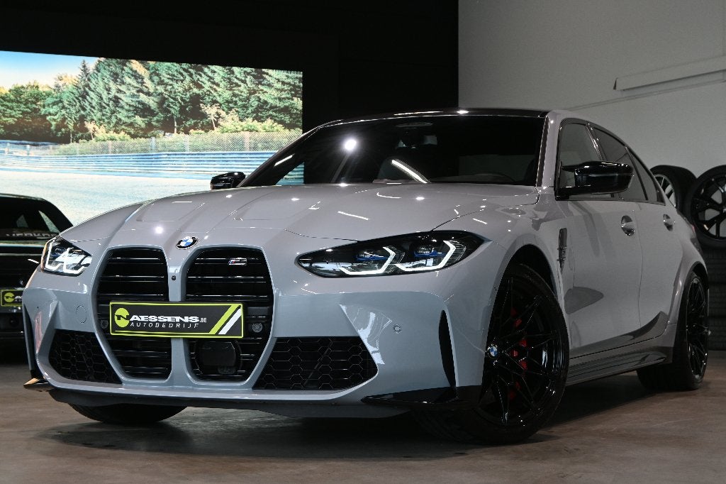 BMW M3 Competition*CARBON PACKAGE/LASER/360CAM/HUD/ACC/H&K*, Auto's, Automaat, Achterwielaandrijving, 2993 cc, Leder