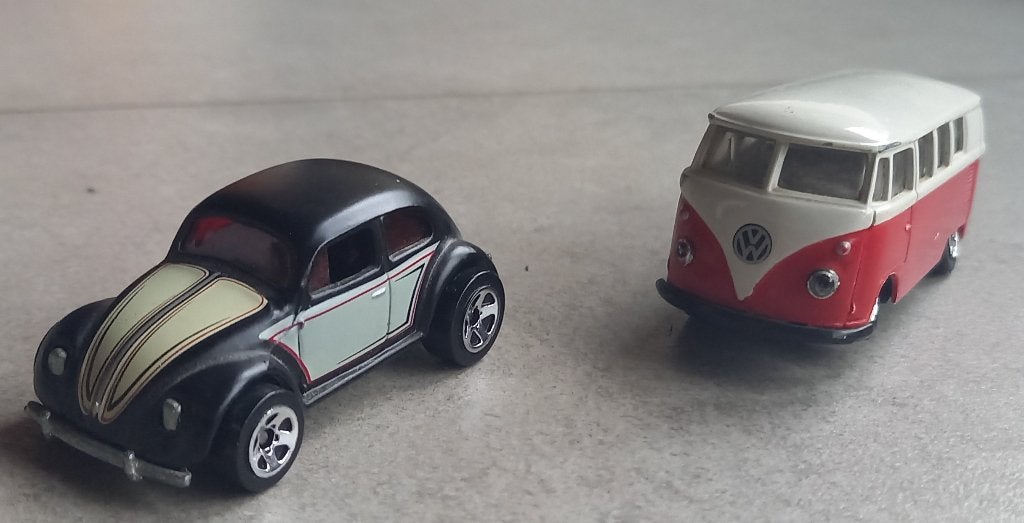 petit lot de petite voitures VW miniature 1/43 +1/18, Enlèvement ou Envoi, Utilisé, Voiture