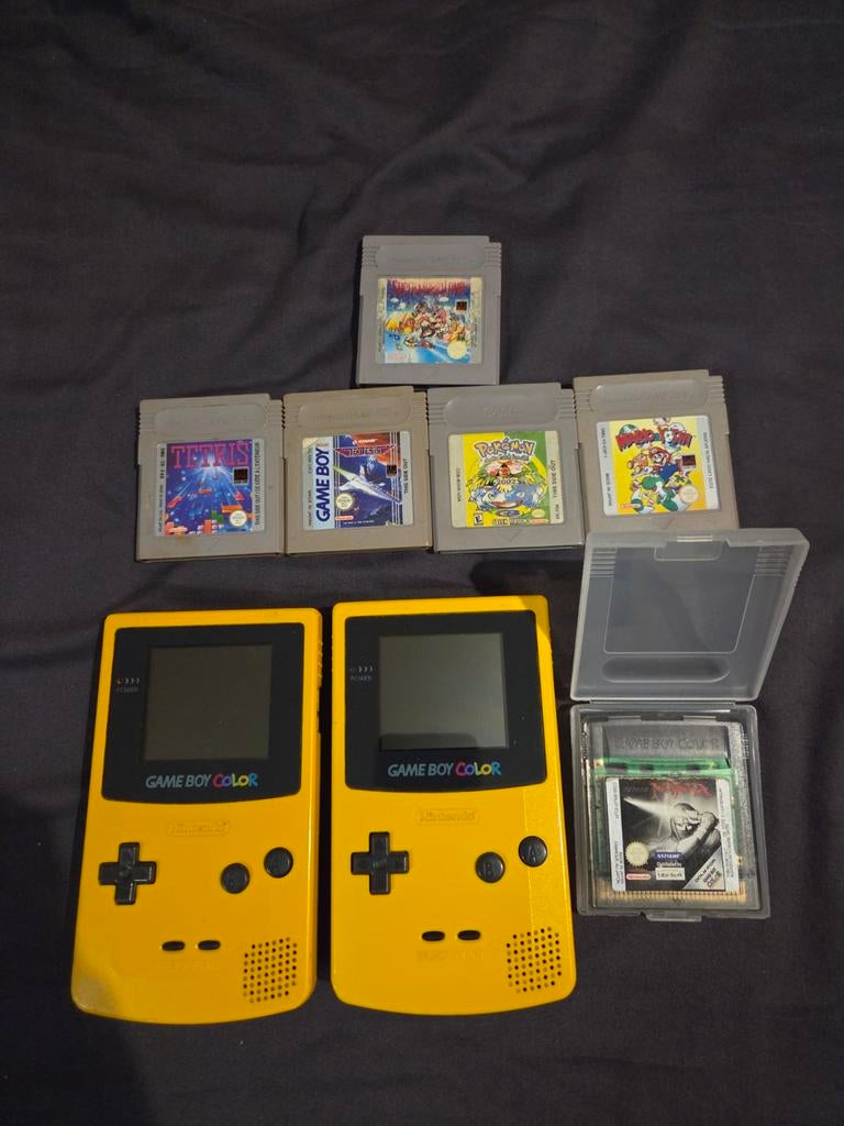 Gameboy Color + Mario, Tetris, Ophalen of Verzenden, Nintendo, ., .