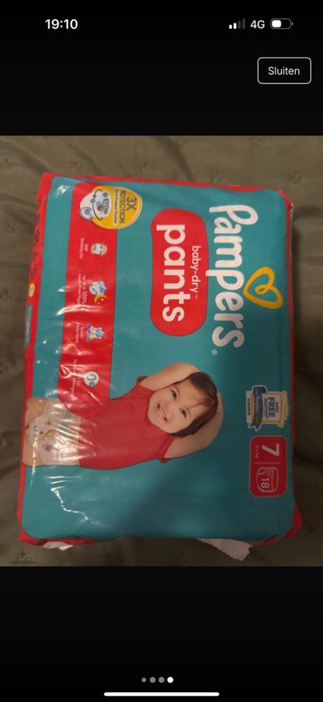Pampers maat 7, Enlèvement, Neuf, Poubelle à couches, Autres marques