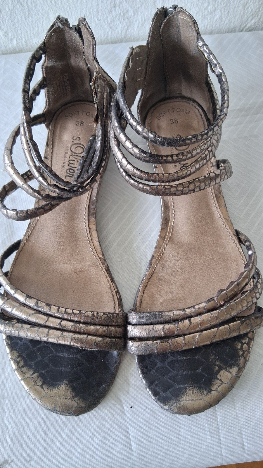 Saldales S. Oliver pointure:  38, Vêtements | Femmes, Autres couleurs, S. Oliver, Porté, Sandales et Mûles