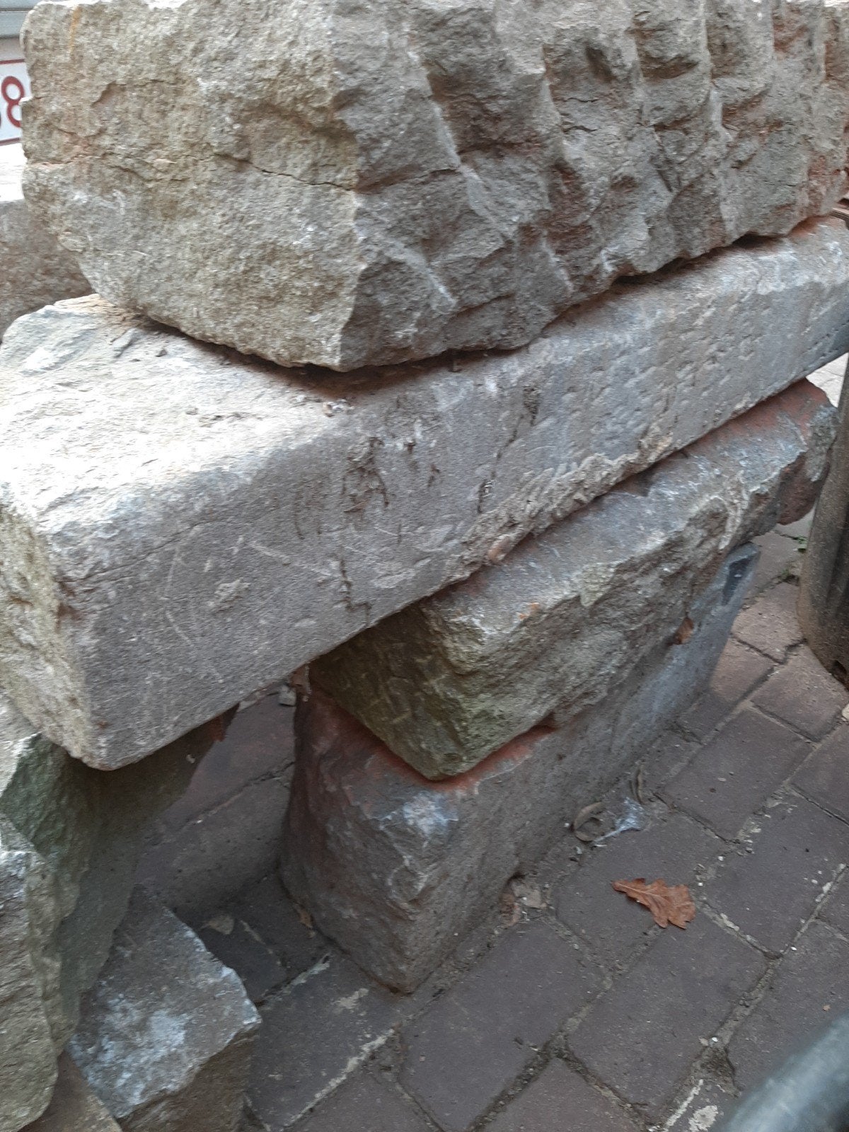 Blauwe steen voor boord of beeldhouwen, Tuin en Terras, Ophalen