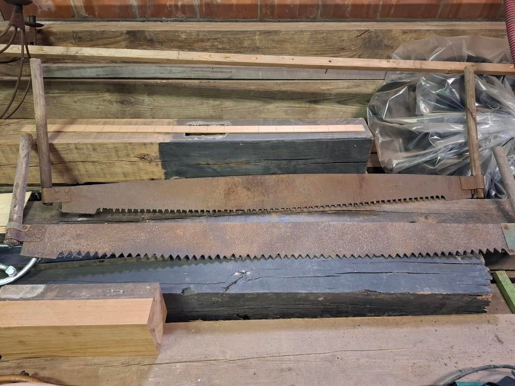 2 Antieke boomzagen, Tuin en Terras, Ophalen