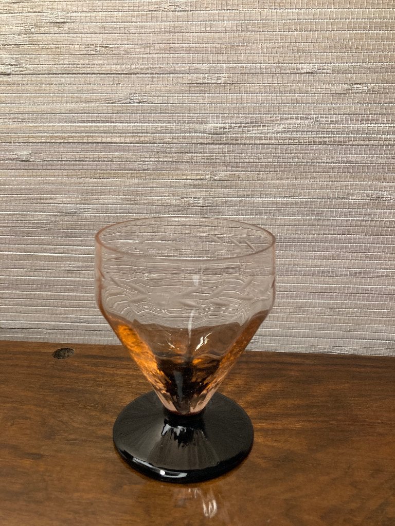 oud art deco glaasje, Antiek en Kunst, Ophalen of Verzenden