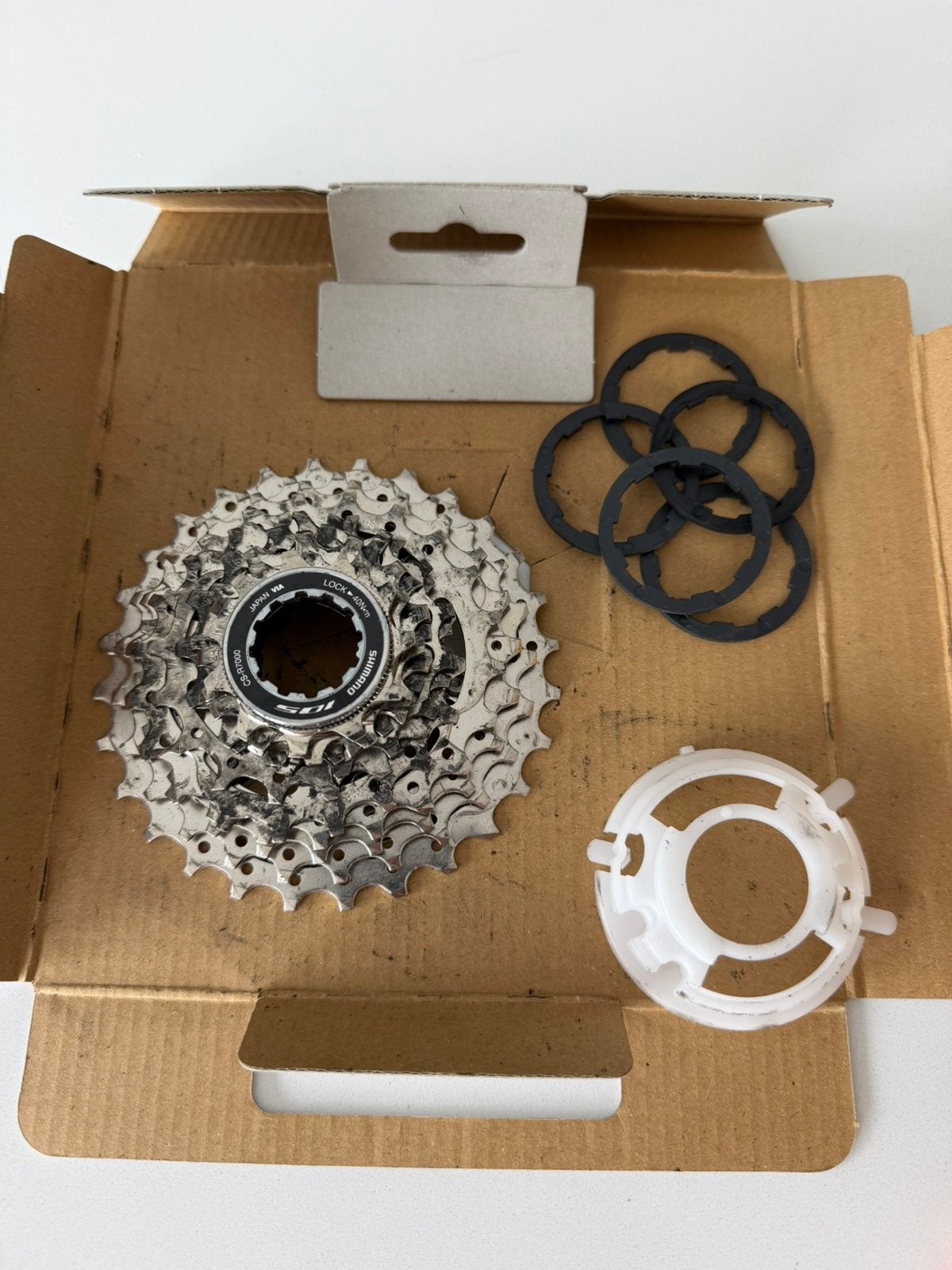 Cassette Shimano 105 CS-R7000 11 vitesses 11-28, Vélos & Vélomoteurs, Vélos Pièces, Utilisé, Autres types, Aluminium, Enlèvement