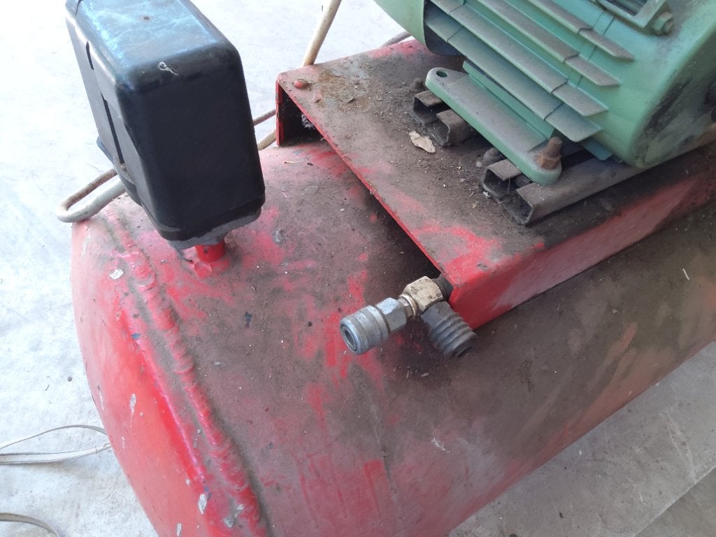 compressor traagloper, Enlèvement, Utilisé, 6 à 10 bars
