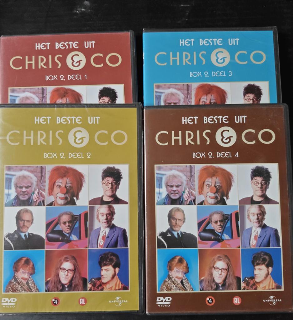 Het Beste van Chris & Co - Box 2 (4 DVD's), Tous les âges, Enlèvement ou Envoi, Utilisé, Comédie