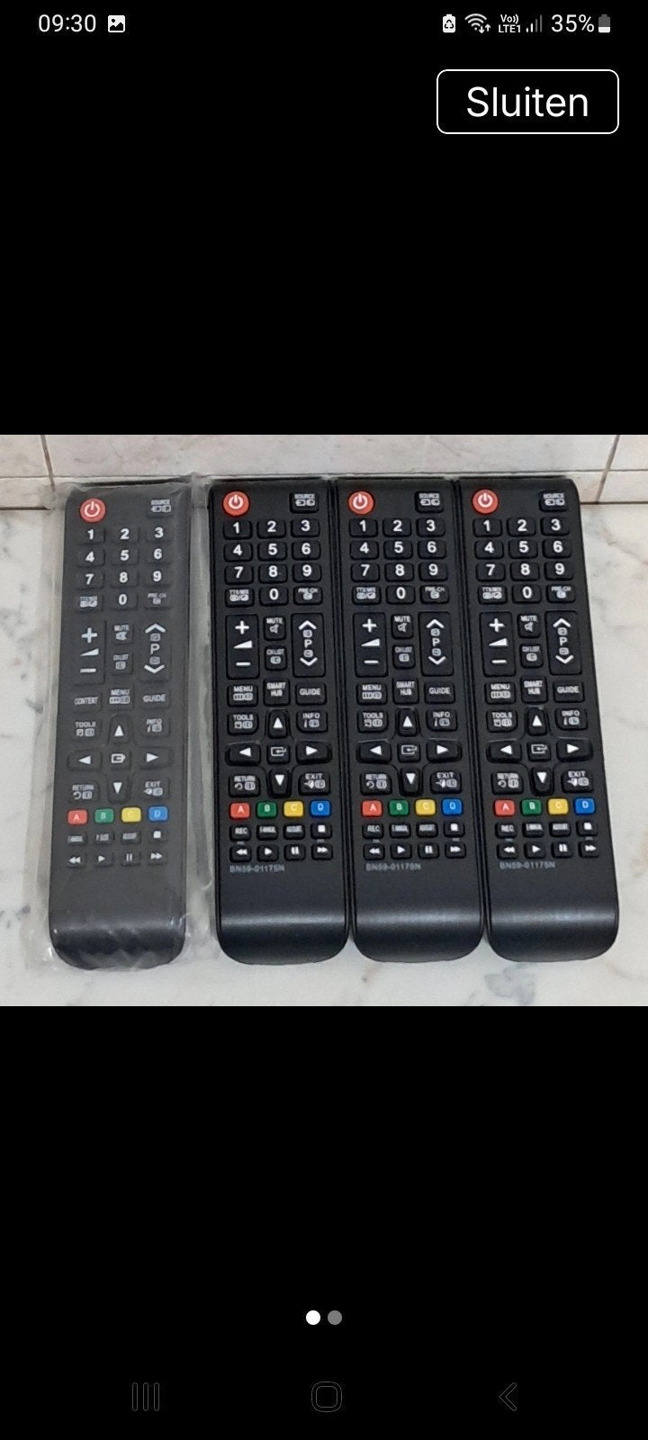 Gezocht kapotte afstandsbediening, TV, Hi-fi & Vidéo, Télécommandes, Enlèvement ou Envoi