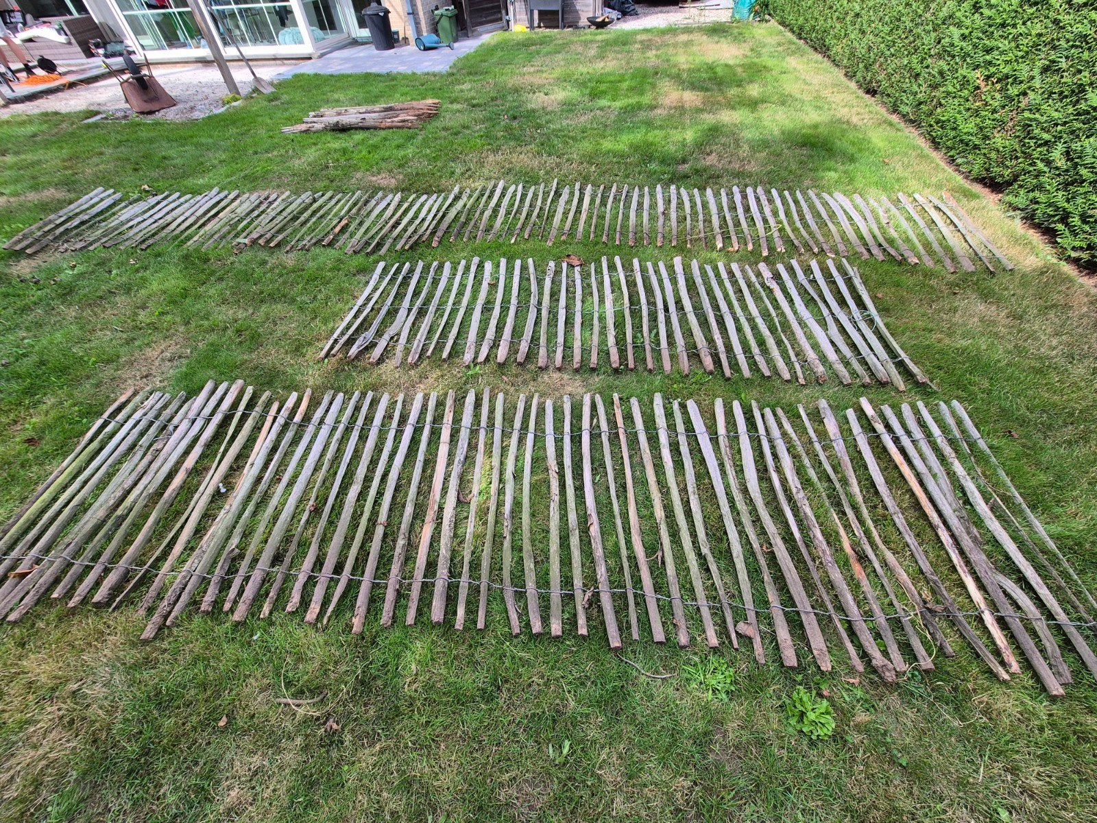 Houten afsluiting, Tuin en Terras, Ophalen