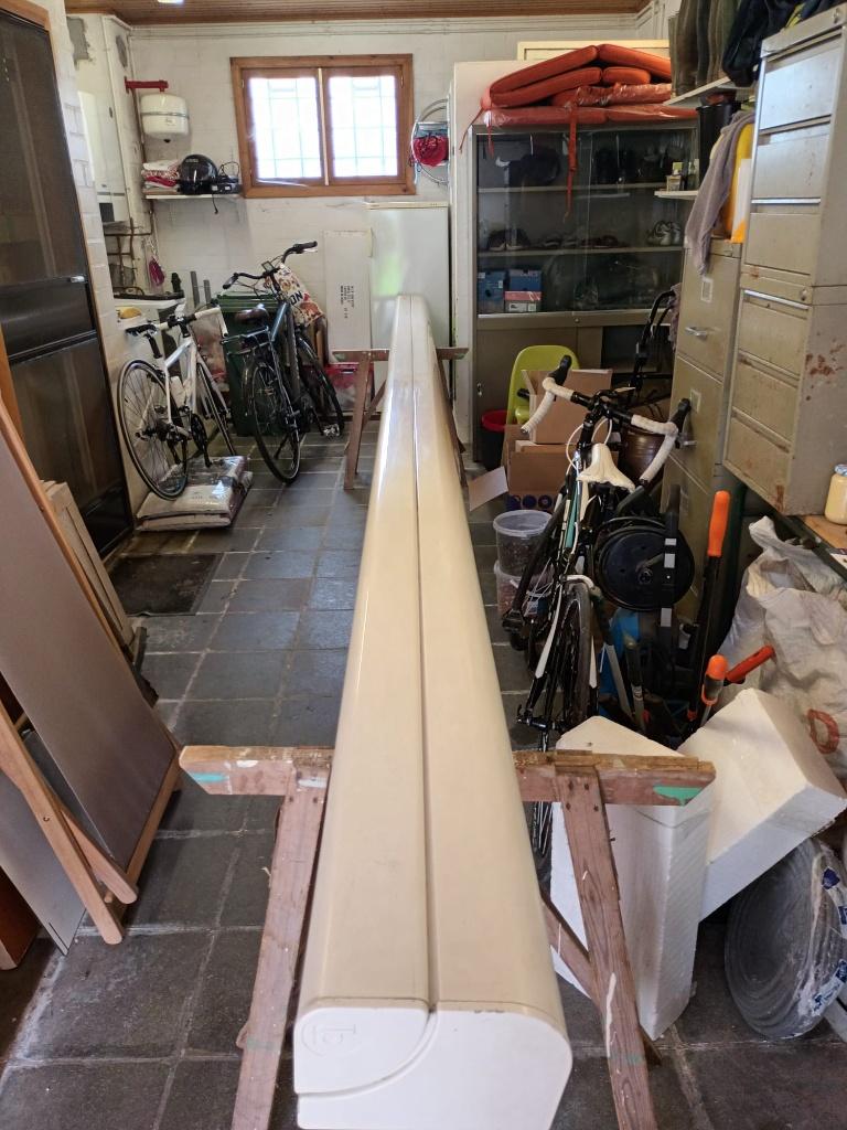 Brustor luifel zonwering 550 cm, Tuin en Terras, Zonneschermen, Ophalen, Gebruikt, 450 cm of meer, Elektrisch