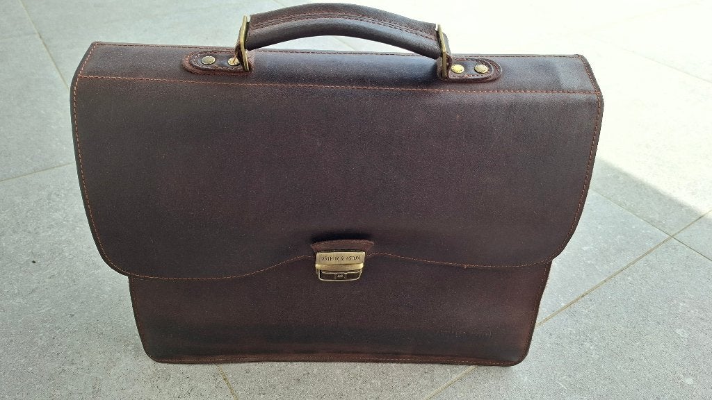 Cartable, Enlèvement, Comme neuf, Porte-documents ou Cartable, Cuir