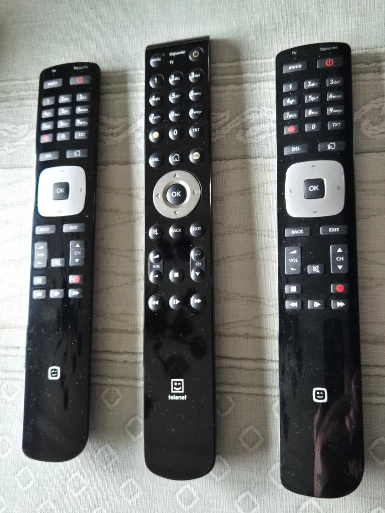 afstandsbediening digicorder en digibox, Ophalen