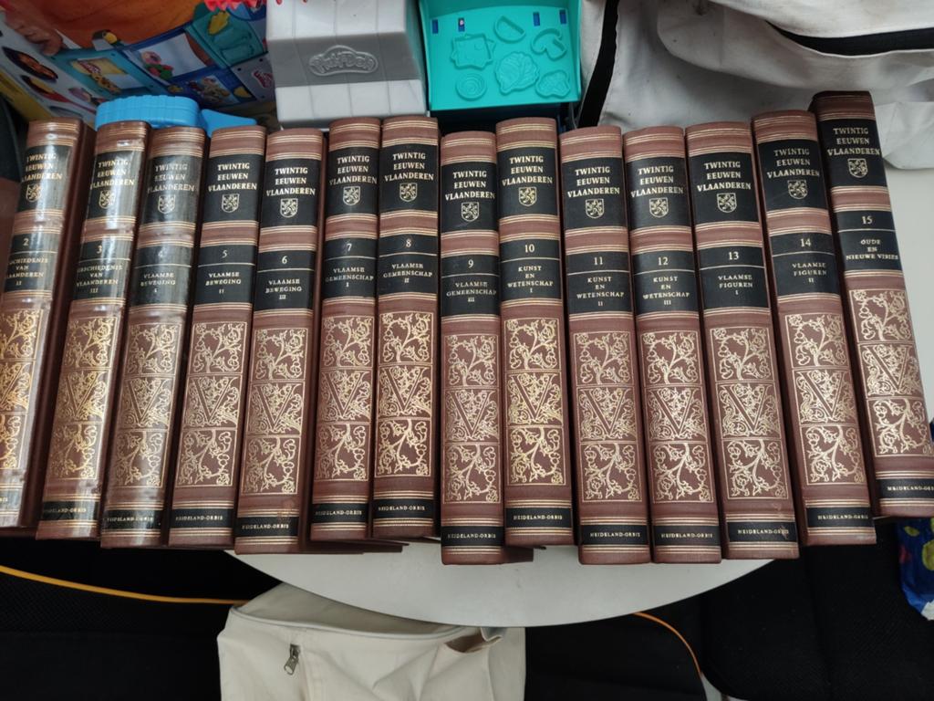 Twintig eeuwen Vlaanderen  15 boeken, Ophalen