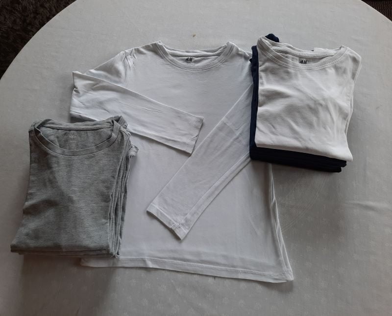 Longsleeves Maat 122-128, Kinderen en Baby's, Kinderkleding | Maat 122, Zo goed als nieuw, Meisje, Overige typen, Ophalen of Verzenden