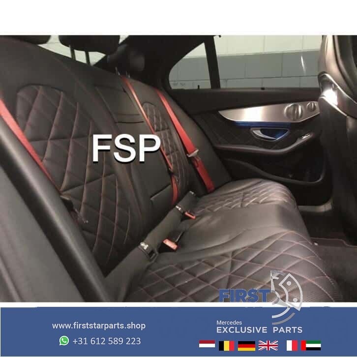 W205 C63 AMG rode gordels origineel / Mercedes C Klasse 2018, Gebruikt, -, Ophalen of Verzenden, -