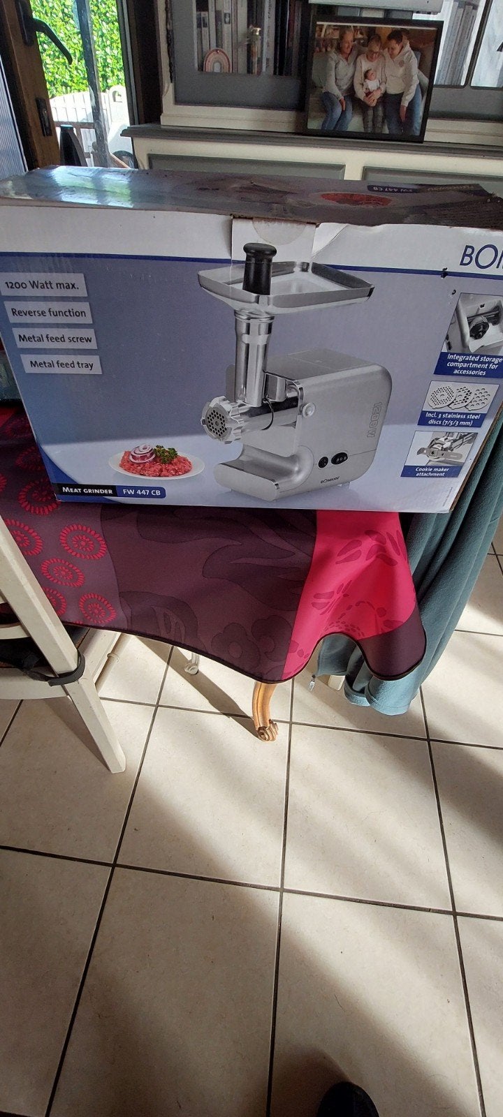 hachoir à viande électrique, Enlèvement, Comme neuf