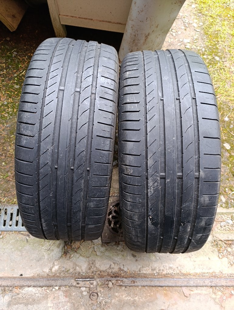 Continental 225/45/18.  95Y. Xl, Ophalen, 18 inch, Gebruikt, Band(en)