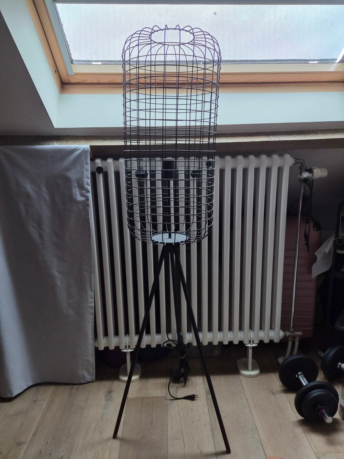 vloerlamp metaal, Huis en Inrichting, Lampen | Vloerlampen, Ophalen, Metaal