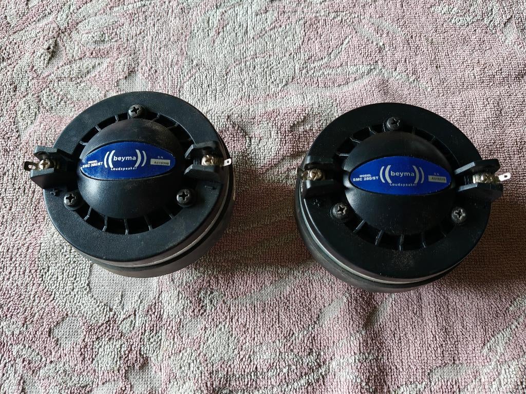 Beyma SMC280/ST 1" drivers voor hoornspeaker, Audio, Tv en Foto, Ophalen, Zo goed als nieuw, 120 watt of meer
