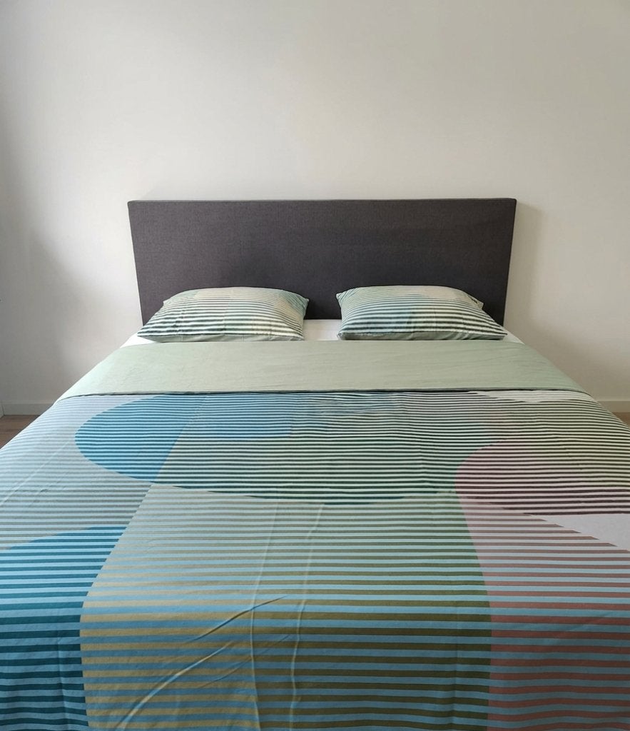 Revor Boxspring (160x200) + Pocketveer Matras (20cm), Maison & Meubles, Gris, Enlèvement, Utilisé, Modern en elegant