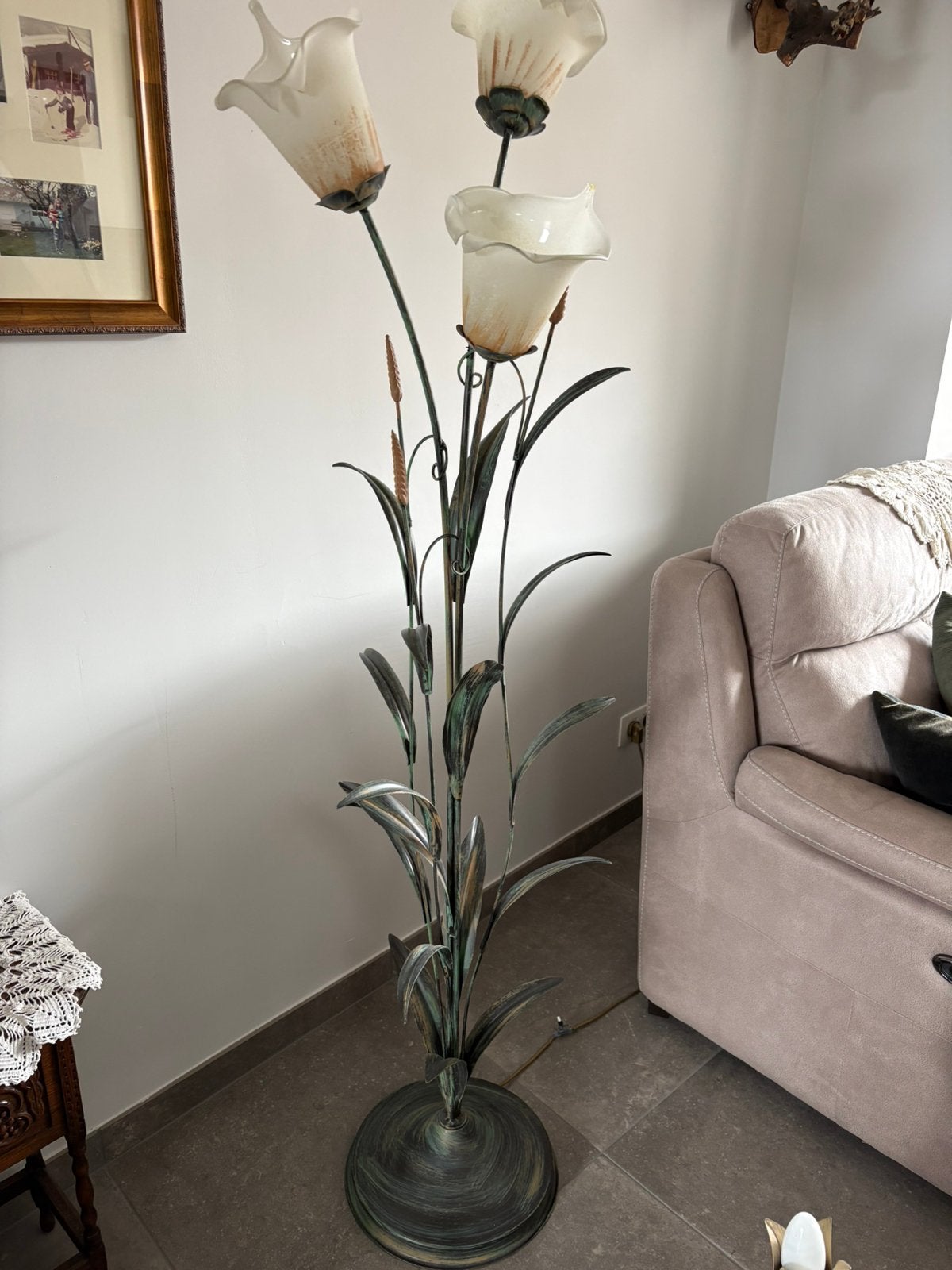 Vloerlamp, Huis en Inrichting, Lampen | Vloerlampen, Ophalen, Gebruikt