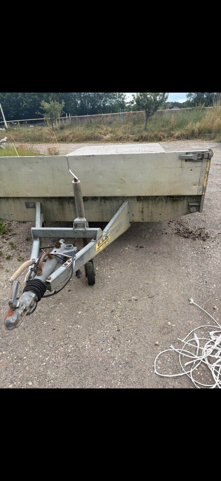 Aanhangwagen, Ophalen, Gebruikt