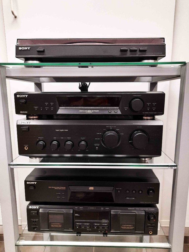 SONY topmerk stereo keten als nieuw te beluisteren, Audio, Tv en Foto, Tuner of Radio, Zo goed als nieuw, Sony, Losse componenten