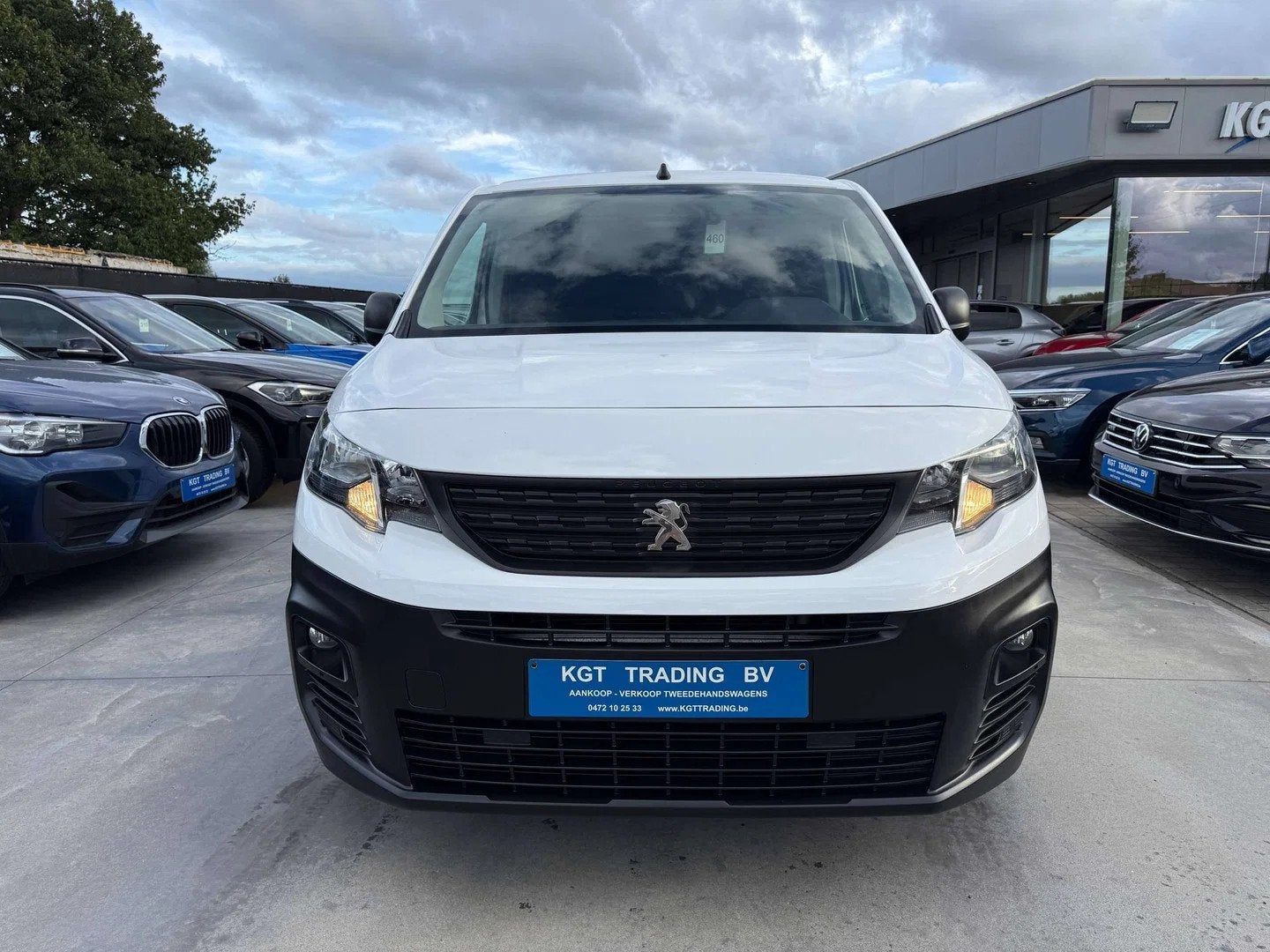Peugeot Partner 1.5 BLUEHDI 102PK L2 BLUETOOTH PDC A/C CARPA, Auto's, Stof, Gebruikt, 4 cilinders, Wit