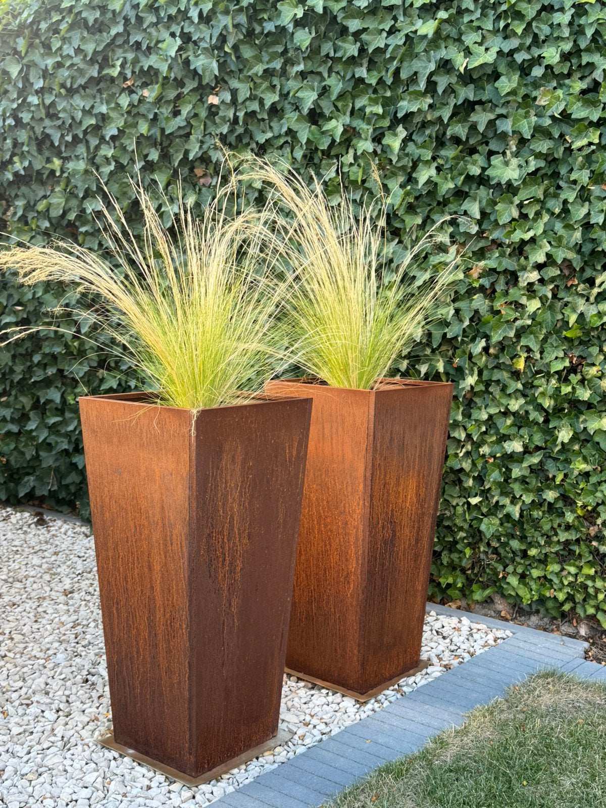 Jardinières aspect acier Corten, Enlèvement, Neuf