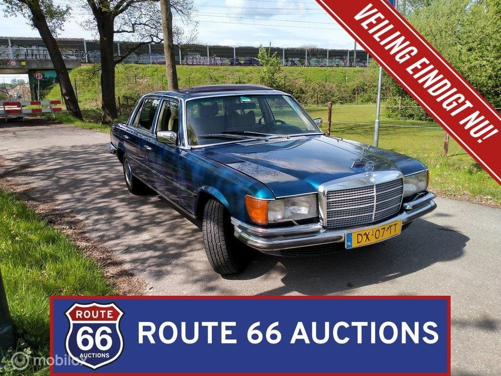 Mercedes-Benz 280 SEL | 1979 | Route 66 Auctions, Achat, Entreprise, Boîte manuelle, Autre carrosserie