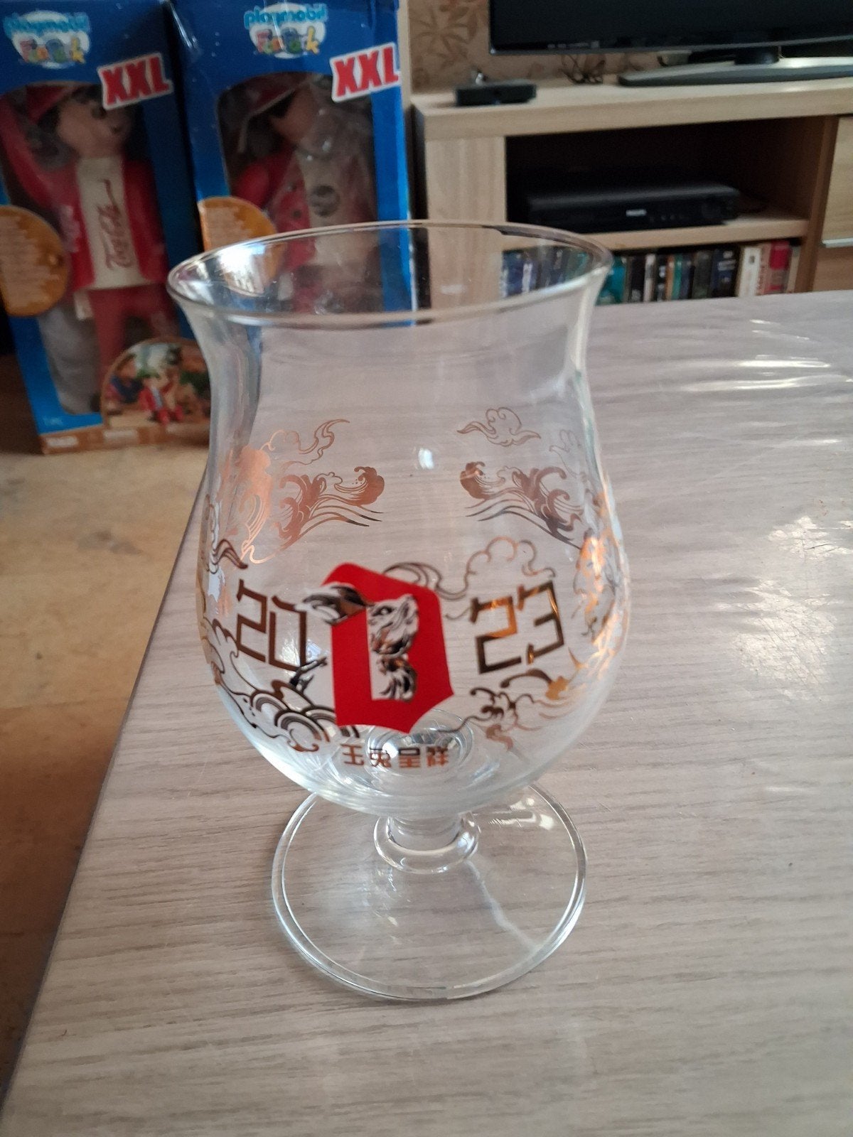 Duvel glas chinese nieuwjaar 2023, Ophalen of Verzenden, Nieuw, Glas of Glazen, Duvel
