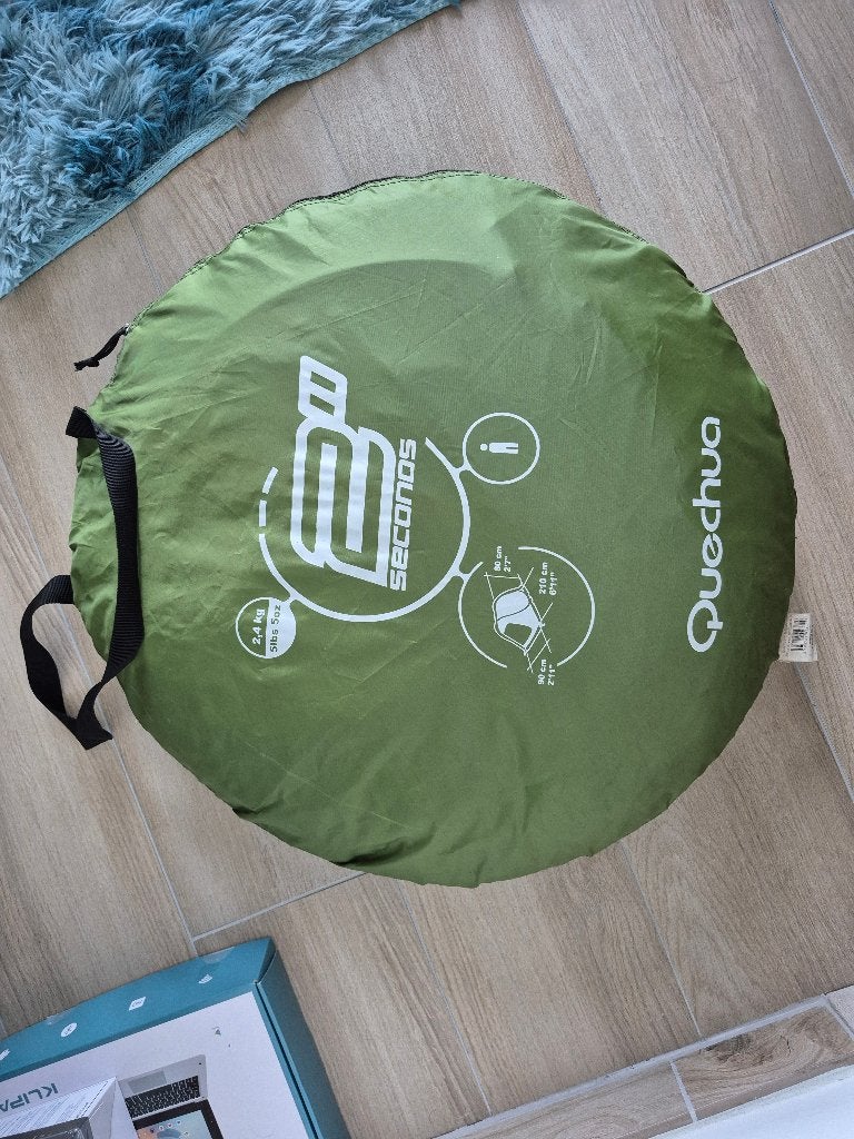 Quechua 2 Seconds pop-up tentje (1 persoon), Ophalen, Zo goed als nieuw, Tot en met 2