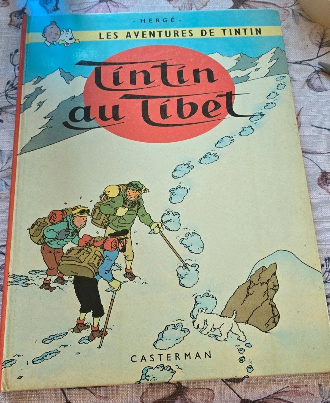 Tintin au Tibet – Hergé – Casterman – Ancienne édition, Livres, Enlèvement ou Envoi, Une BD, Utilisé, Hergé