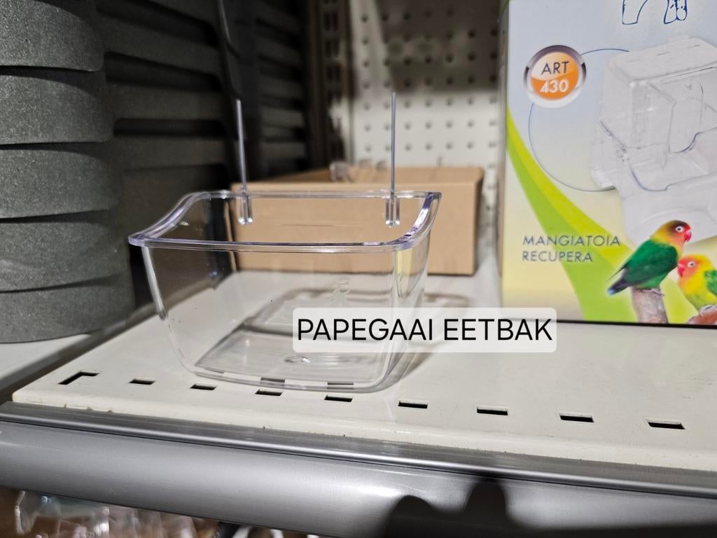Papegaai Eetbak "Lori" Met Haken STA, Dieren en Toebehoren, Vogels | Toebehoren, Ophalen