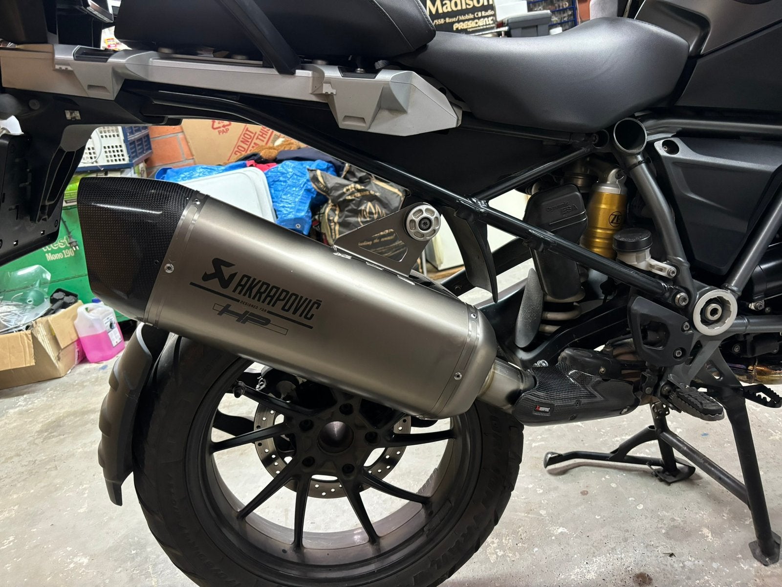 Akrapovic voor BMW GS 1250, Motoren, Ophalen, Gebruikt