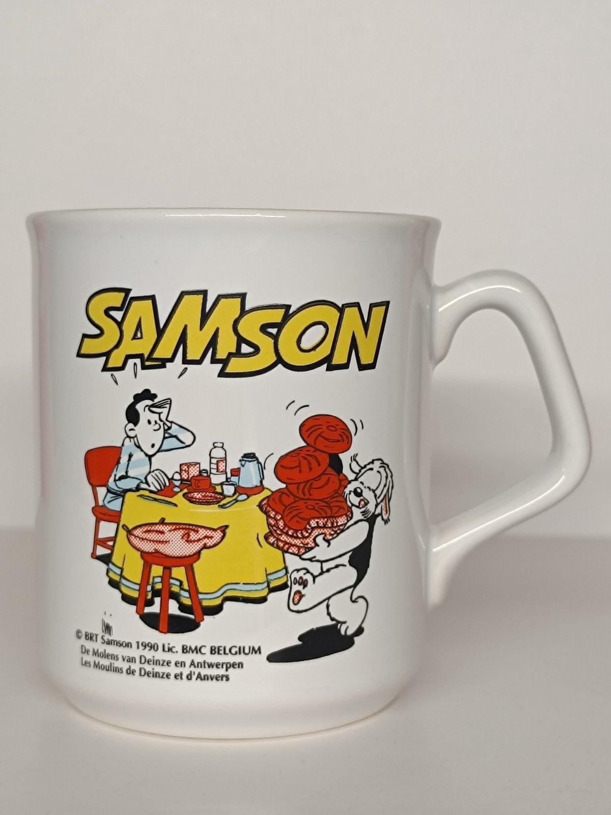 Samson Gert BRT 1990 vintage mok, Verzamelen, Ophalen of Verzenden