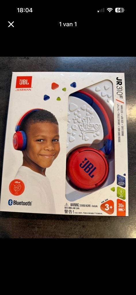 JBL JR 310 BT Headphones koptelefoon, Enlèvement, Neuf, Headset