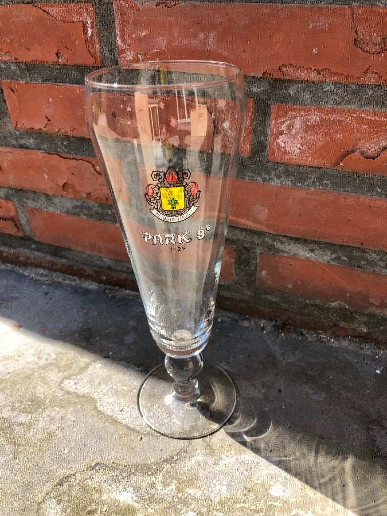 Bierglas Park 9 1129 - ne quid nimis, Verzamelen, Biermerken, Ophalen of Verzenden