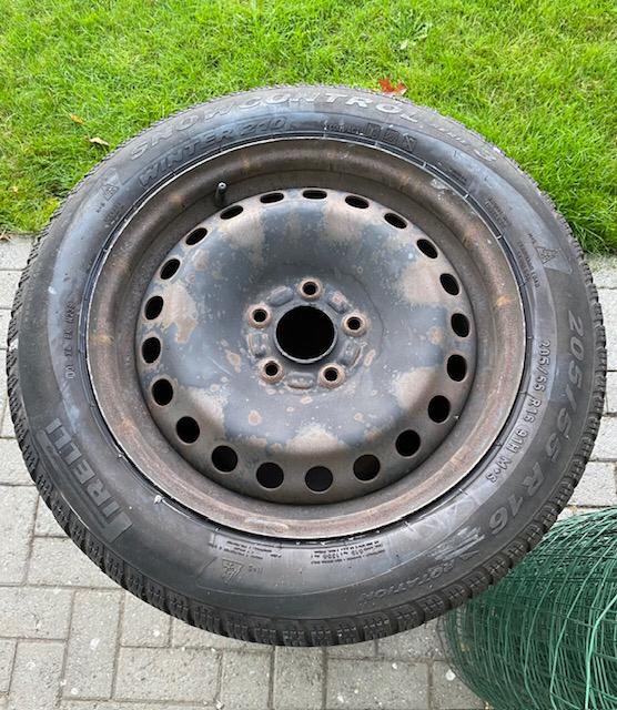 Winterbanden met stalen velgen ford, Auto-onderdelen, Banden en Velgen, Ophalen, Gebruikt, 16 inch, Banden en Velgen