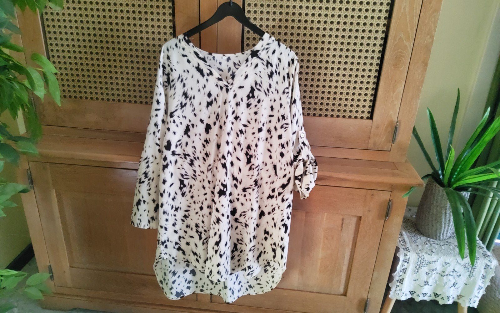 Dames jurk, Ophalen, Nieuw, Maat 46/48 (XL) of groter, Knielengte