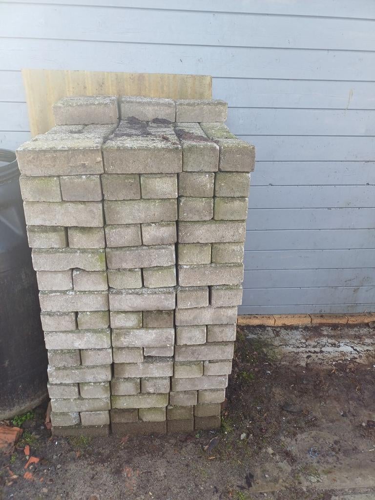 Klinkers grijs, Béton, Enlèvement, Utilisé, 5 à 10 m²