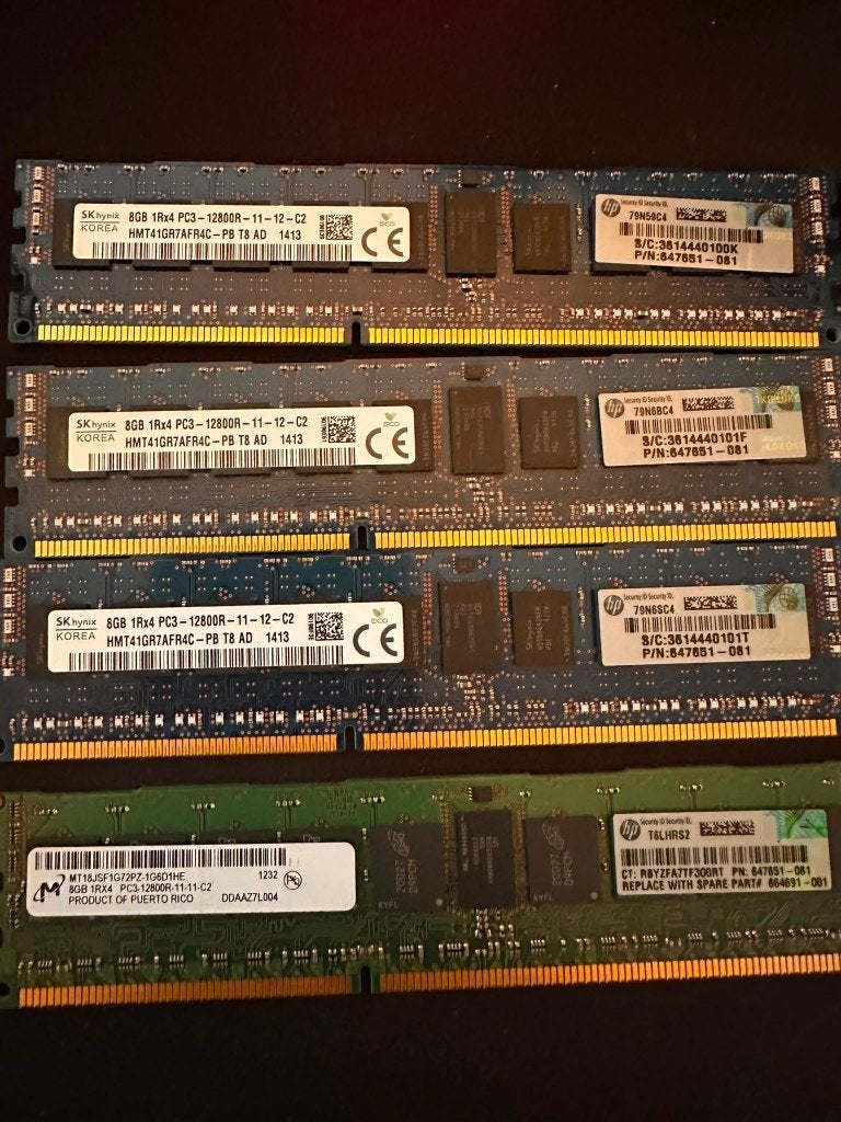 HPE SmartMemory - 8 GB DDR3 - 1600 MHz - HP P/N: 647651-081, Computers en Software, RAM geheugen, Gebruikt, 1.600 MHz, Server