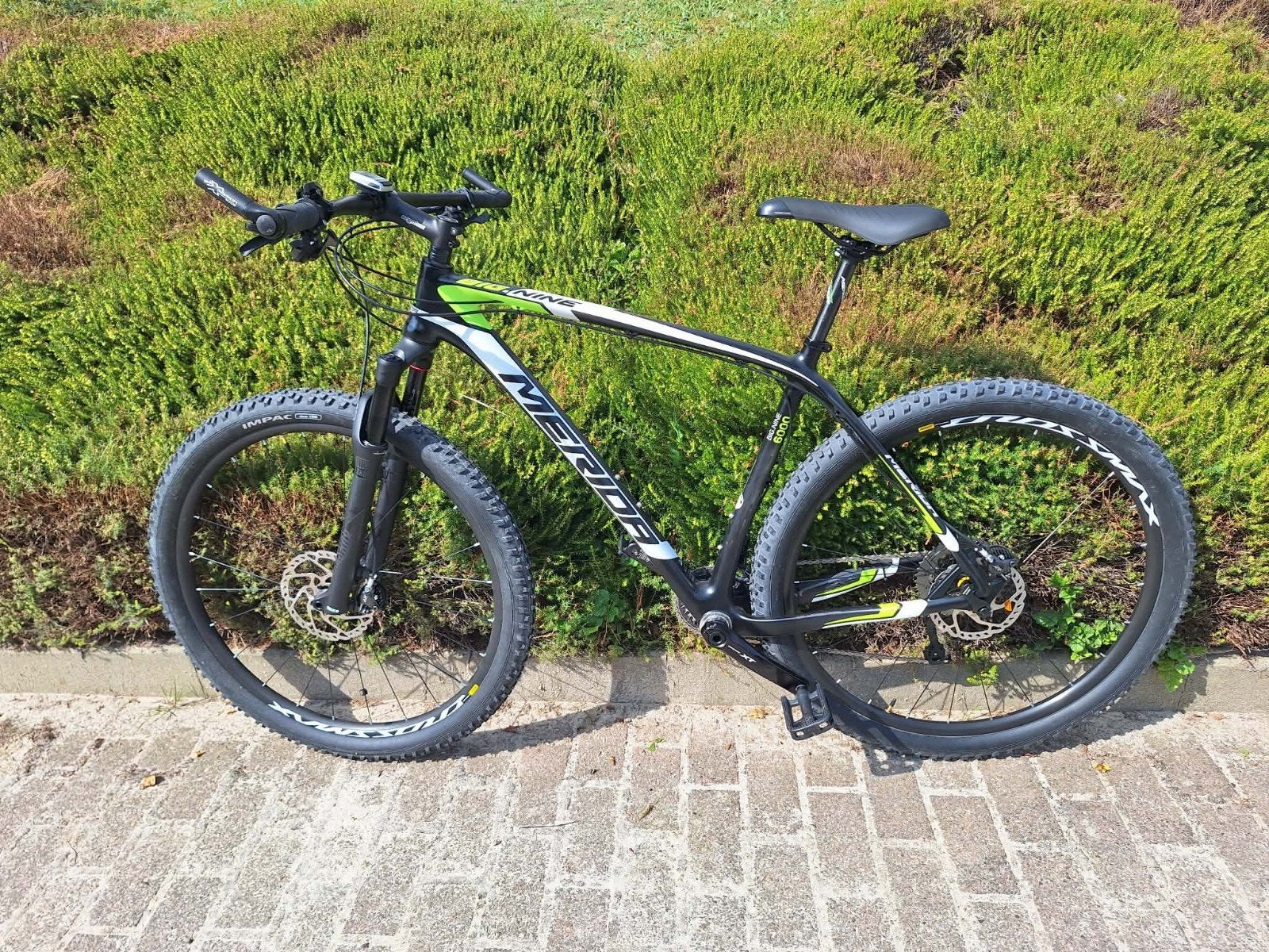 superbe vtt full carbonne merida big nine 6000 taille xl, Fietsen en Brommers, Ophalen