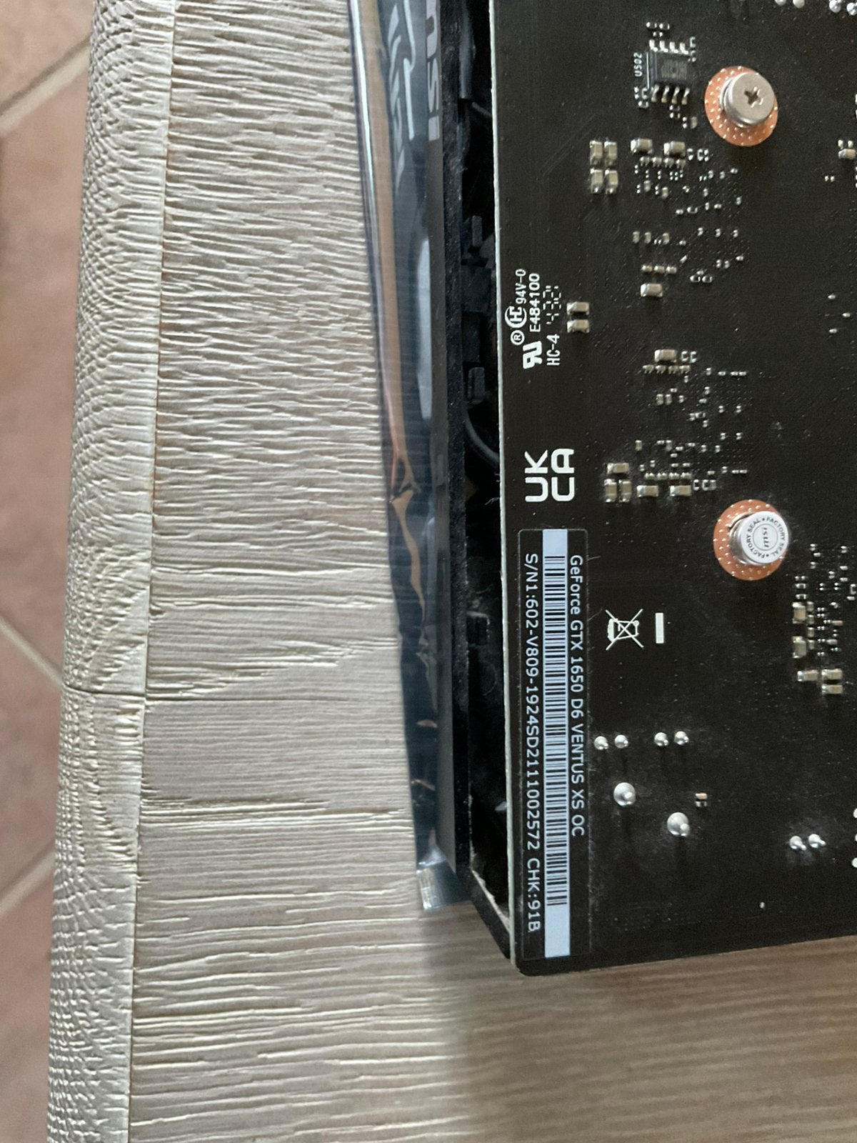 msi videokaart, Computers en Software, Videokaarten, Ophalen, Gebruikt, Nvidia