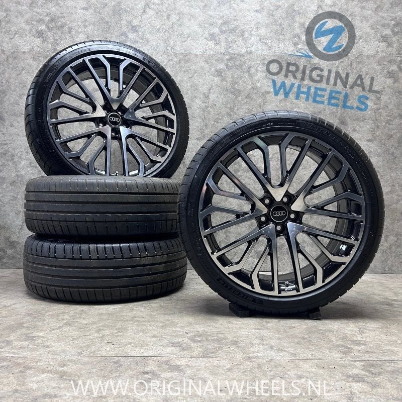 DEMO 21 inch originele velgen + zomerbanden Audi Q5 SQ5, Pneus et Jantes, 255 mm, Pneus été, -