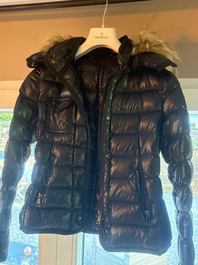 Moncler, Zwart, Moncler, Ophalen of Verzenden, Zo goed als nieuw