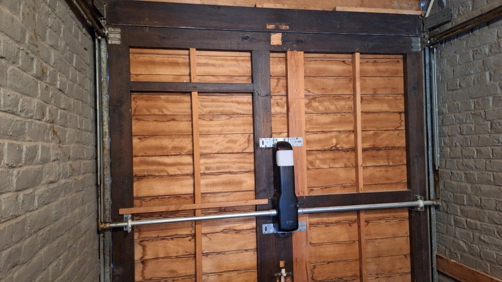 Garagepoort opener, Ophalen, Gebruikt, Elektromotor