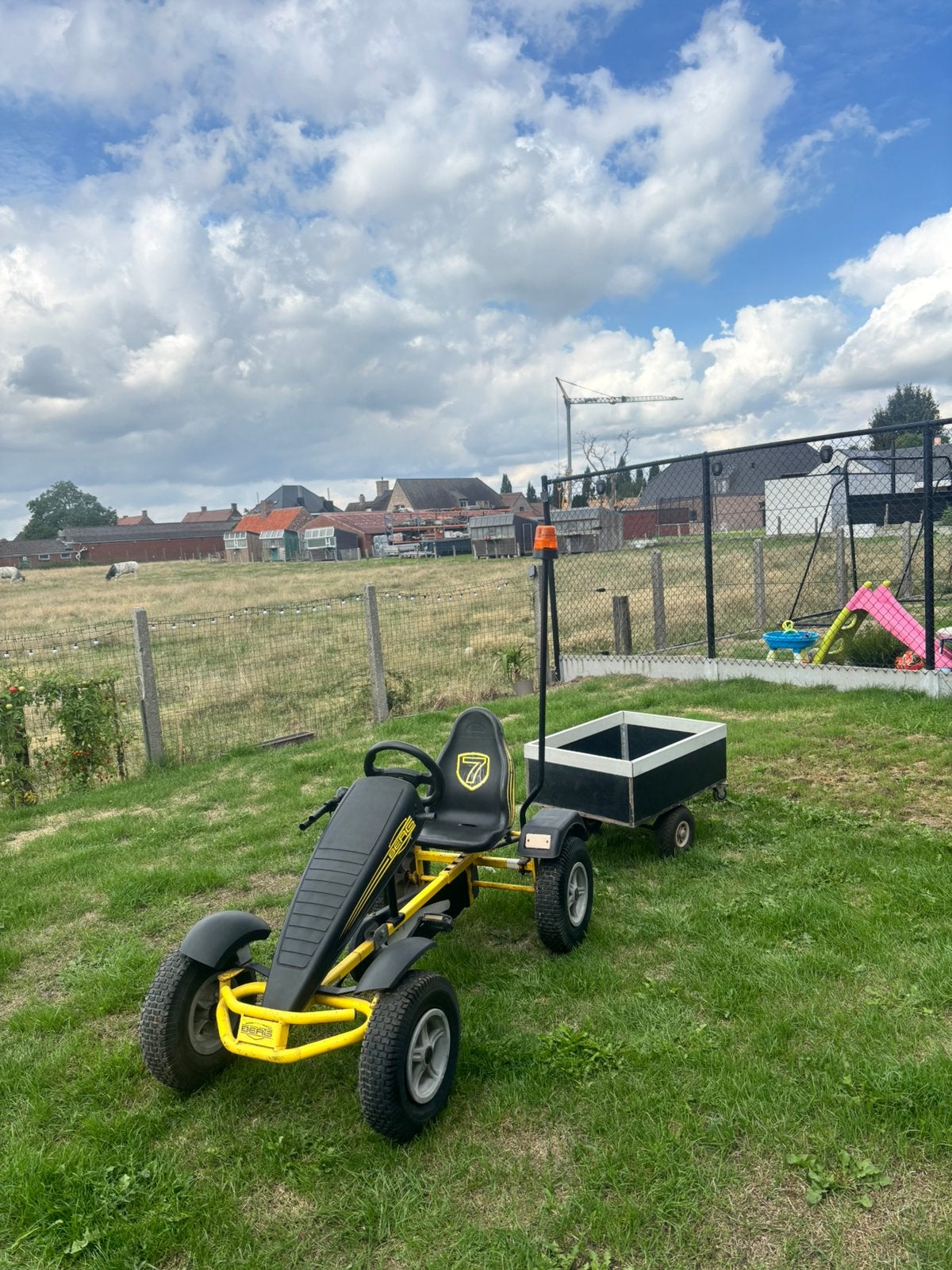 Go-kart berg super xl met aanhanger, Ophalen, Zo goed als nieuw, Berg
