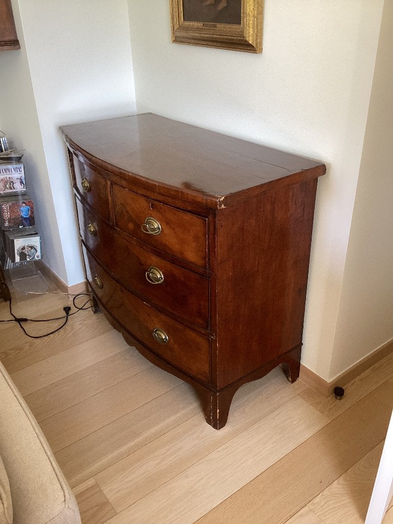 Commode ancienne de style George III, 3 ou 4 tiroirs, 25 à 50 cm, Moins de 100 cm, Enlèvement